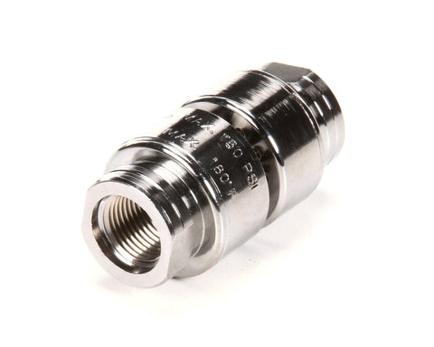 Atmospheric Backflow Preventer With Dual Check Vacuum Breaker Chrome Plated Brass And Stainless Steel Inlet Outlet Three Eighths Inch NPT OEM Part No Nonsense For Reliable Protection Easy Install Built To Last.