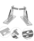 Heavy Duty Refrigerator Door Hinge Set For Commercial Freezers 4 Pieces 8mm Axial Diameter Zinc Alloy Corrosion Resistant And Easy Maintenance For Busy Foodservice Kitchens Built To Last, zinc alloy hinge close-up