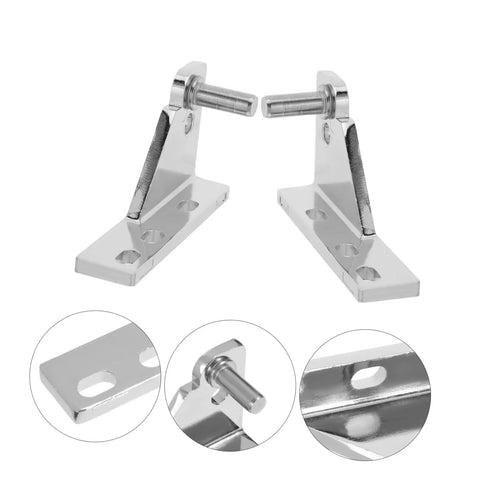 Heavy Duty Refrigerator Door Hinge Set For Commercial Freezers 4 Pieces 8mm Axial Diameter Zinc Alloy Corrosion Resistant And Easy Maintenance For Busy Foodservice Kitchens Built To Last, zinc alloy hinge close-up
