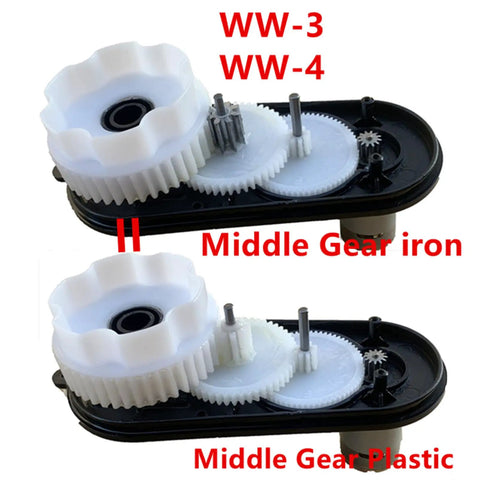 Kids Ride On Toy Car 390 Gearbox Gear Set With WW-3 WW-4 Gears Full 44T Large Gear And 8T Middle Gear Small Gear Lubes Included Ready To Install