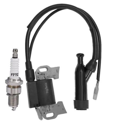 Ignition Coil And Spark Plug Replacement For Champion Power Equipment 196cc 6.5HP 3500 4000 Watt Gas Engine Generator