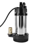 Heavy Duty Stainless Steel Submersible Sump Pump With 300W Motor And 4 Cubic Meter Hour Flow for deep well and pool draining.