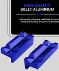 4 Inch Magnetic Aluminum Vise Jaw Pads With Reversible Non Slip Grip Scratch Free Pipe Vise Protectors built from anodized billet aluminum.