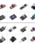 37 In 1 Sensor Module Starter Kit For Arduino And Microcontrollers Including Infrared Temperature Obstacle Avoidance Buzzer Sensors