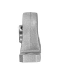 Side view of Two KP08 Pillow Block Bearings 8mm Bore Zinc Alloy Flange Mount Housing ABEC 3 P6 Precision, Rustproof And Durable Shaft Support