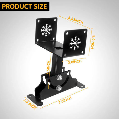 Heavy Duty Adjustable 5.55 Inch Pergola Roof Riser Beam Brackets Hardware Kit For Patio Cover Fits 6x6 And 6x8 Wood Beams Black Powder Coated Steel Built To Weather Tough And Last In Outdoor Settings