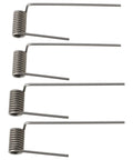 Heavy Duty Letterbox Hinge Springs With Flex Arms Dual Size Fit Premium Steel Construction for mailbox flap action, four steel spring pack.
