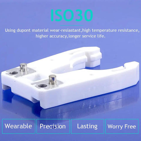 Heavy Hitter ISO30 Tool Holder Clamp Built Rock Solid With Premium Rubber Claw Snaps Right Into Place CNC Milling Accessories And Auto Tool Changers For Serious Workshops