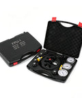 Nitrogen Shock Fill And Accumulator Charging Kit With Three Gauges 1500 PSI 4000 PSI And 6000 PSI Beefy Heavy Duty Case Opened