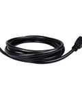 10ft 18 Gauge 3 Prong Heavy Duty Replacement Power Cord Cable For Universal AC Appliances NEMA 5-15P To Bare End SJT 18AWG 10A 300V VW-1 105C Rated Durable Flex US Plug, black