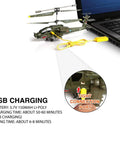 Lil Palm Size Infrared Indoor RC Helicopter S109G charging via USB cable connected to laptop