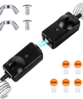 Garage Door Safety Sensor Replacement Kit 41A5034 for LiftMaster Sears Chamberlain Craftsman Openers Made After 1997 Includes Two Sensors Plug And Play Install with accessories