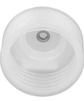 Flexible Hole Saw Dust Bowl Uses A Stretchy Rubber Gasket To Form An Airtight Seal Around Drill Bits, clear silicone design.