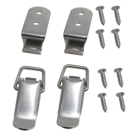 Built Tough 304 Stainless Steel 90 Degree Toggle Latch Set 2 Pack For Tool Boxes Cabinets Trailers And Trunks Rust Resistant