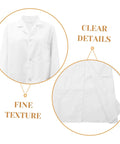 Long Sleeve White Lab Coat For Men Breathable Skin Friendly Lab Jacket For Students And Laboratory Work Comfortable All Season Uniform A True Workhorse Medical Style Coat XXL with clear details and fine texture