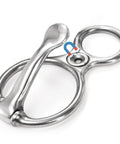 3 Pack Horse Tie Ring Set For Horses 304 Stainless Steel Training Rings, magnetic quick-attach design for trailers