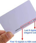 Close-up of 125kHz Proximity RFID Card Read-Only for Access Control System and Time Attendance, Ultra Thin 0.8mm, Pack Of 50.