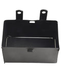 Heavy Duty Beefy Battery Storage Box For 50Cc 70Cc 110Cc 125Cc Atv Quad Dirt Bike Trail Riding Off Road Knockout Impact Protection Mount Case 4 8 X 2 76 Inches, top view of black metal housing.