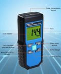 Front view of Handheld Solar Irradiance Meter For Real World Sun Readings, Digital Solar Power Meter With 2000 W/m2 Range, LCD display.