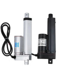 Heavy Duty Electric Linear Actuator 100mm Throw Motor 12V 24V 48V Compatible Hella Smooth Push Pull Device, showing dual motor design