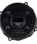 Heavy Duty Auxiliary Coolant Water Pump Motor For 2017 To 2022 Tesla Model 3 Electric Sedan, black plastic, top view, connector visible.