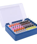 Box of 50 carbide PCB drill bit set spiral flute 0.3mm to 1.2mm for Dremel CNC engraving PCBs jewelry stone glass etching