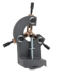 Rugged Mini Lathe Steady Rest With Rock Solid Aluminum Alloy Body And Triple Point Stability For Precision Wood Metal Turning On 0618 CJ 7X12 7X14 3B Bench Lathes, detailed view of stabilization mechanism.