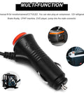 Ride Ready Cigarette Lighter To DC Power Adapter Cable With Easy Toggle Switch And Inline 3Amp Fuse for powering devices.