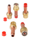 5 Pack Copper Gas Lens Collet Body Set For TIG Welding Torch 17 18 26 Series Pro Grade 45V26 2.4mm 3 32 Inch view