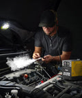 Heavy Duty Smoke Machine Leak Detector With Built In Pump tracks down sneaky automotive and home leaks in thirty seconds.