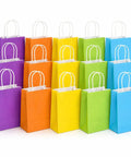 15 Pcs Gift Bags With Handles Bulk Kraft Paper Bags For Gift Wrapping Party Favors And Small Gifts Perfect For Birthdays Valentines Christmas Craft Projects And Everyday Use