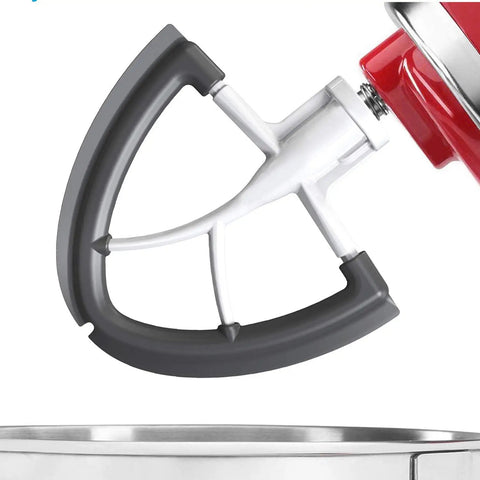Flex Edge Beater For Tilt Head Stand Mixers Must Have Weeknight Friendly 4.5 To 5 Quart With Silicone Scraper Edge And Nonstick Paddle