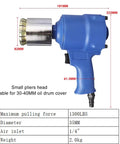 Niikadd Air Driven Oil Drum Pressure Cap Sealer Crimper For 200 Liter Barrel handheld crimping machine with 35mm head.