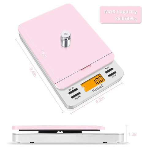 Rock Solid Digital Postal Scale For Heavy Duty Package Shipping And Dead On Precise Mail Weighing Up To 86 Pounds With Point One Oz Readout No Hassle Platform Operation Quick Setup For Home Office Or Small Business Sellers