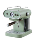 Top Tier 15 Bar Retro Espresso Machine With Italian Electric Pump Semi Automatic Steam Frother 1050 Watt Home Coffee Maker, mint green.