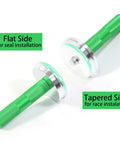 Bearing Press Kit 43 Piece Race And Seal Driver Set with two green knurled handles for seal and race installation