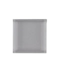 Square Furniture Caster Cups For Carpet And Hard Floors 1-13/16 Inch Clear Pack Of 4 Protect Carpeting From Dents And Scratches on Vinyl