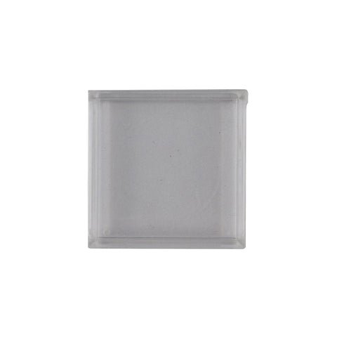 Square Furniture Caster Cups For Carpet And Hard Floors 1-13/16 Inch Clear Pack Of 4 Protect Carpeting From Dents And Scratches on Vinyl