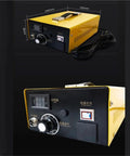 Badass High Power UV LED Curing Lamp With Quick Timing For Epoxy Resin Glue 3D Print Ink And Silk Screen Jobs Hella Durable Aluminum Housing, yellow multi-functional unit with panel and cable.