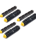 Replacement Bristle And Flexible Beater Brush Set For iRobot Roomba 600 And 700 Series, 3 Pack with black and yellow design
