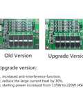 Beefed Up 4S 40A Active Equalizer Balancer For LiFePO4 Lithium Battery Protection Bms Board, old and upgrade versions side by side.
