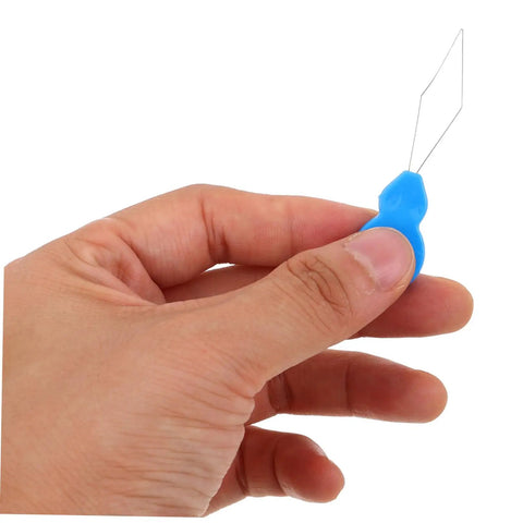 Gourd Shaped Needle Threader 100 Pcs Set For Sewing Machines And Home Use Portable Plastic And Metal Threading Tool For hand sewing