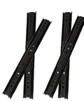 Two Pack Drawer Slides For Cabinets, 8 Inch Long, 20 Cm, 2 Pieces Set, Smooth Glide Cabinet Hardware, Durable Metal Rails