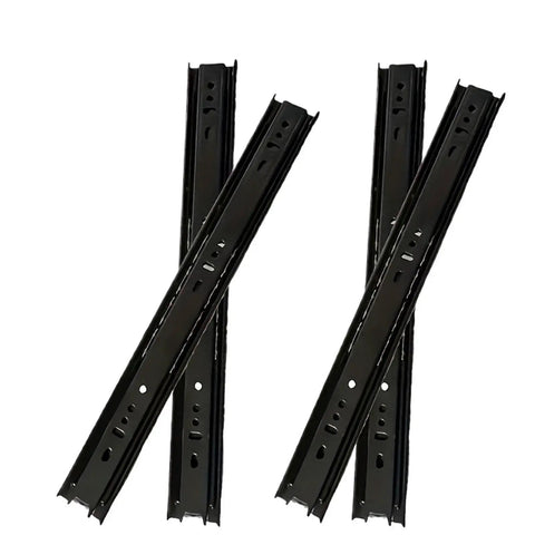 Two Pack Drawer Slides For Cabinets, 8 Inch Long, 20 Cm, 2 Pieces Set, Smooth Glide Cabinet Hardware, Durable Metal Rails