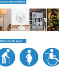 Remote Control Outlet Wireless Wall Switch With 2 Side Outlets No Wiring Remote Outlet Switch and uses for lamps, fans, coffee makers