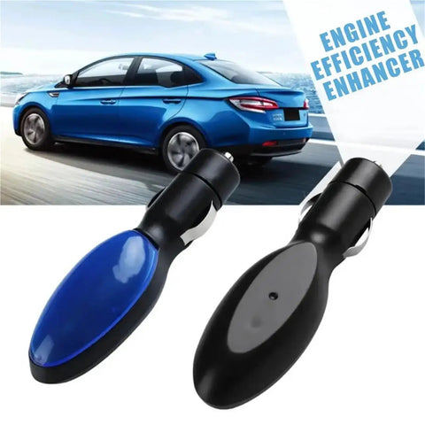 Gas Saver 6 Pack Portable Car Fuel Saver Economizer Helps You Save On Gas With Easy Plug And Play Installation Works With Multiple Fuels Auto Optimizer For Better Fuel Economy displayed with a blue sedan
