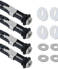 4 Pack Universal Toilet Seat Bolts And Screws Kit For Quick Fixes, Rust Resistant Toilet Seat Hardware, Easy Installation