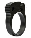 Double Grip Nylon Plastic Hose Clamp Black Double Tooth 1.82 To 1.98 Inch Clamping Diameter HC U PA66 BK 802NK8