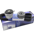 Timing Belt Tensioner Kit for 1.6L and 1.8L engines with tensioner and belt on box