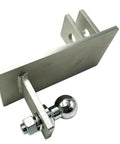 Heavy Duty Welded Hitch Coupler With Integrated Tow Ball For Secure Hookups Rock Solid Steel Build designed for effortless load hauling.